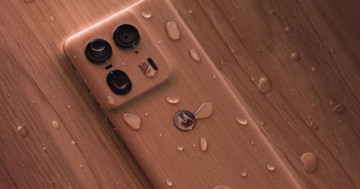 Returning to its roots: Motorola Edge 50 Ultra features a genuine wood back and top hardware
