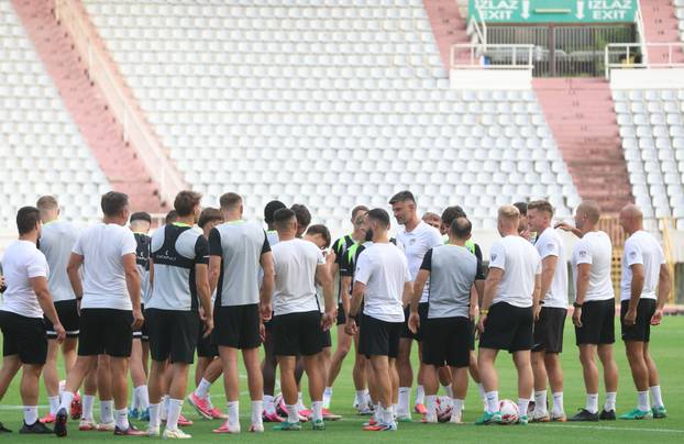 Split:  MŠK Žilina odradila trening na Poljudu