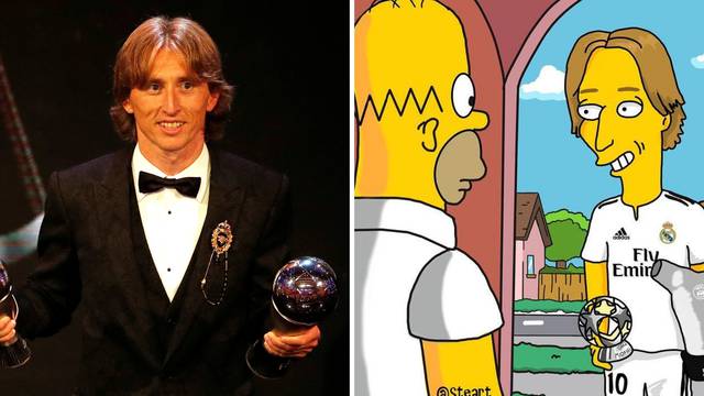 Ikonski! Luka Modrić pojavio se u legendarnim Simpsonima...
