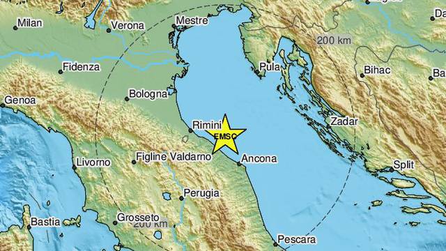 Potres jačine 3,7 po Richteru u Italiji osjetio se i u Puli: 'Auto mi se zatresao. Uplašio sam se'