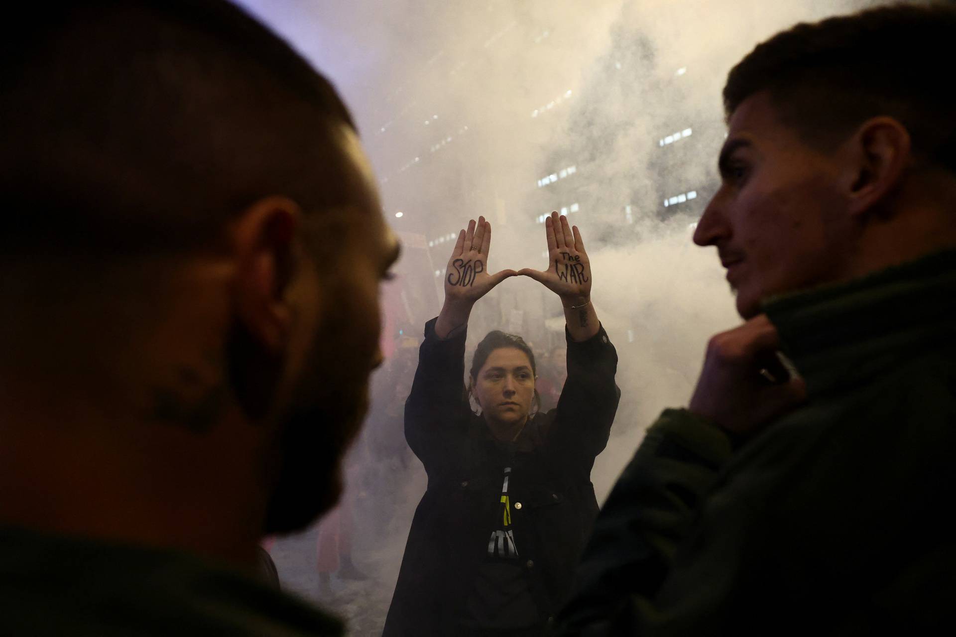 Protest against the government and to show support for the hostages who were kidnapped during the deadly October 7, 2023 attack, in Tel Aviv