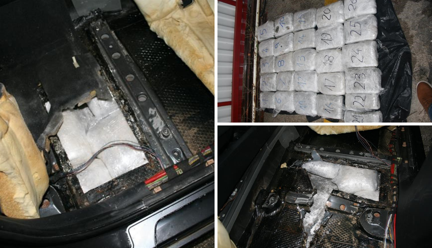 Pronašli 26 paketa marihuane u autu ispod prednjeg sjedišta