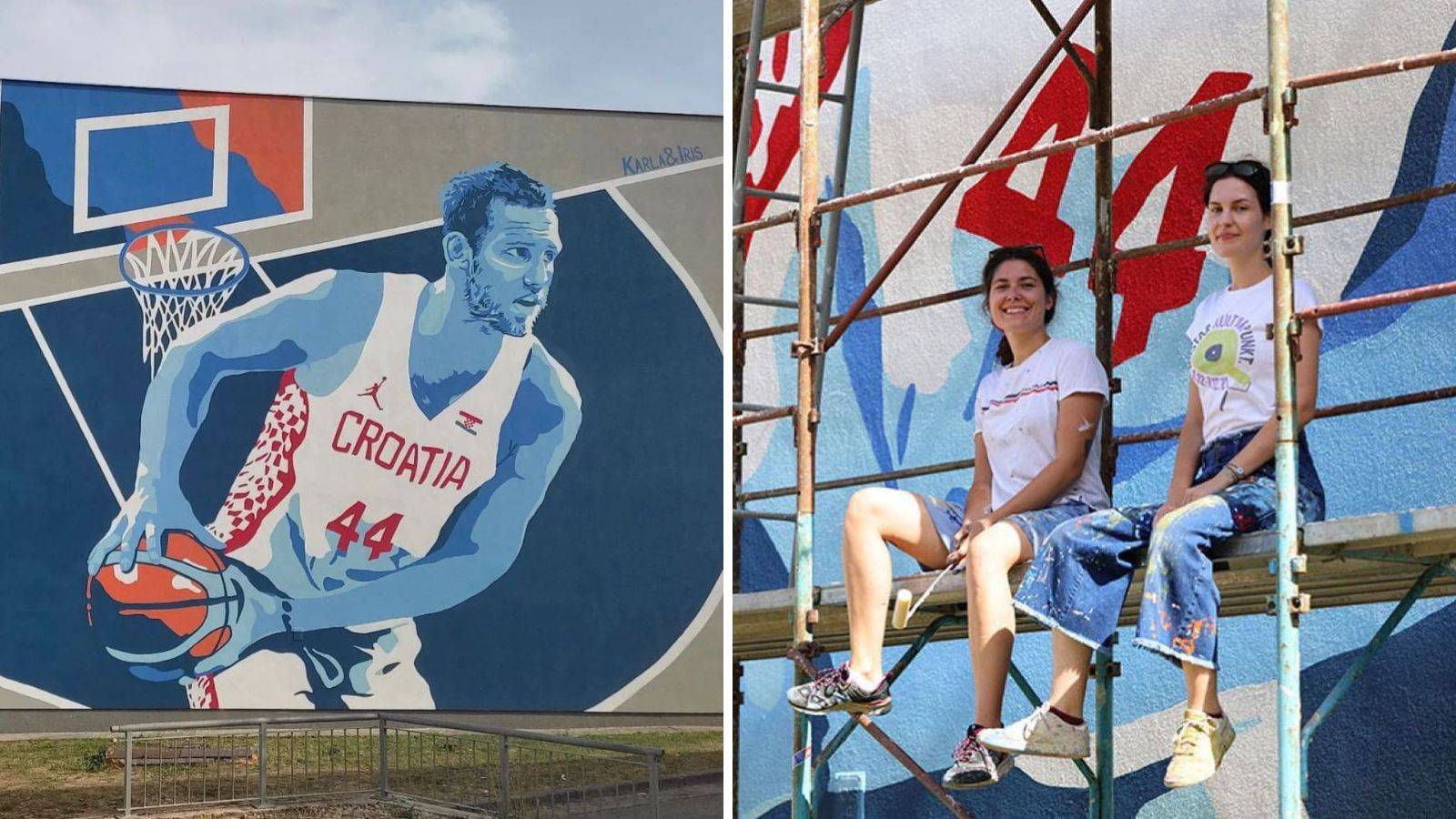 Na osnovnoj školi u Mostaru osvanuo mural Bogdanovića