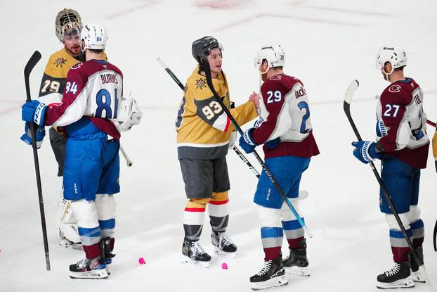 NHL: Stanley Cup Playoffs-Colorado Avalanche at Vegas Golden Knights