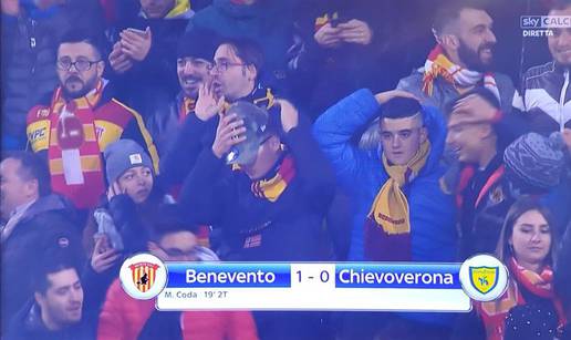 Navijači u suzama i nevjerici! Benevento je prvi put pobijedio