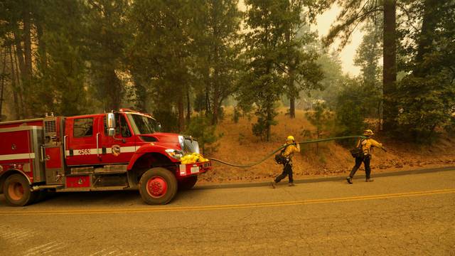 Oak Fire Burns in California