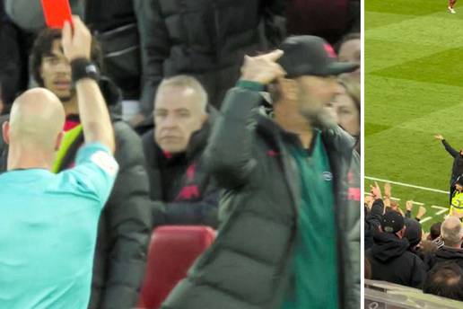 VIDEO Derbi divljaštva i ironije: Klopp nasrnuo na suca pa dobio crveni, Guardiola priredio šou