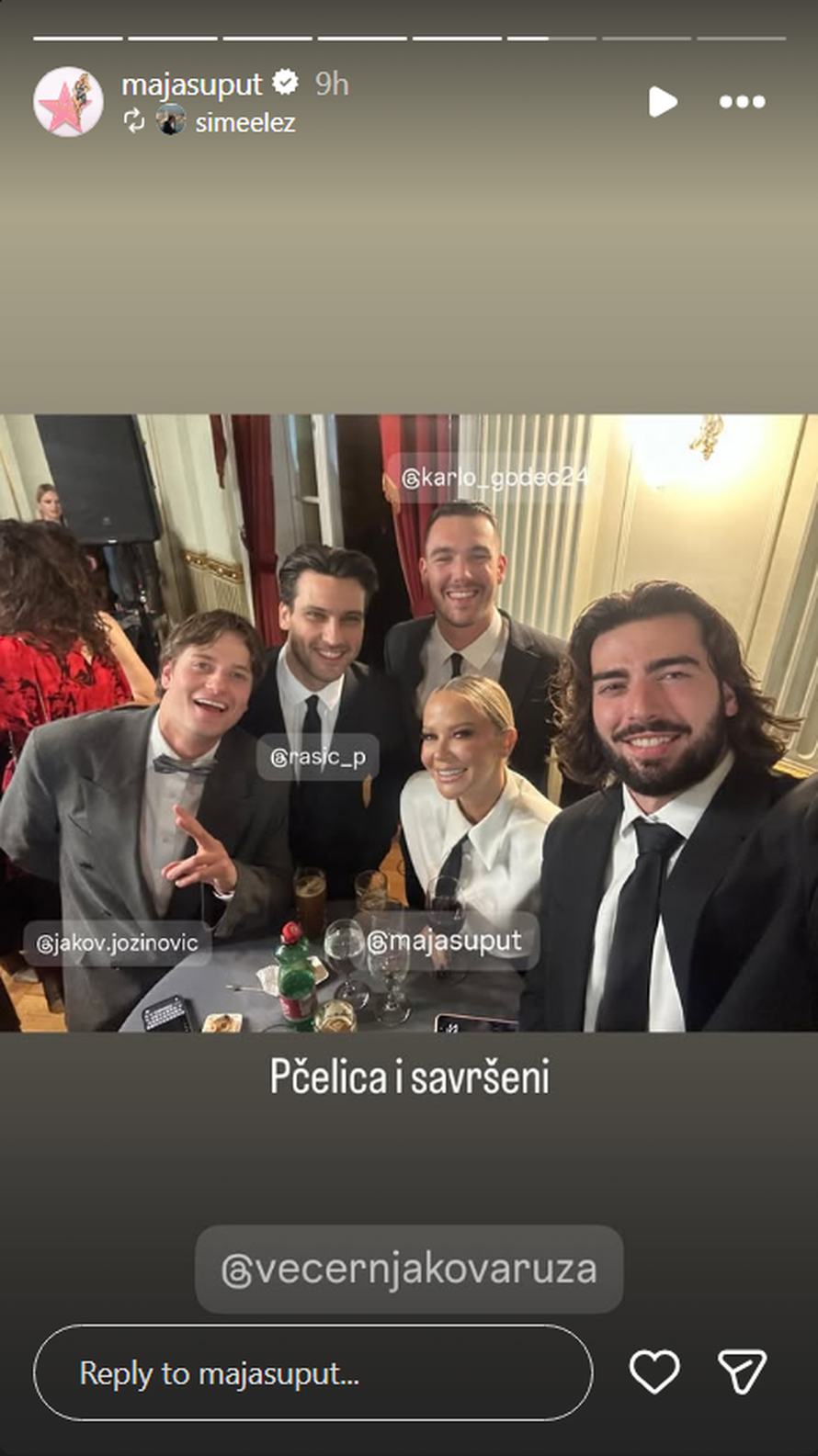 FOTO Šime joj nije dovoljan? Maja Šuput u društvu s čak tri 'Gospodina Savršena'