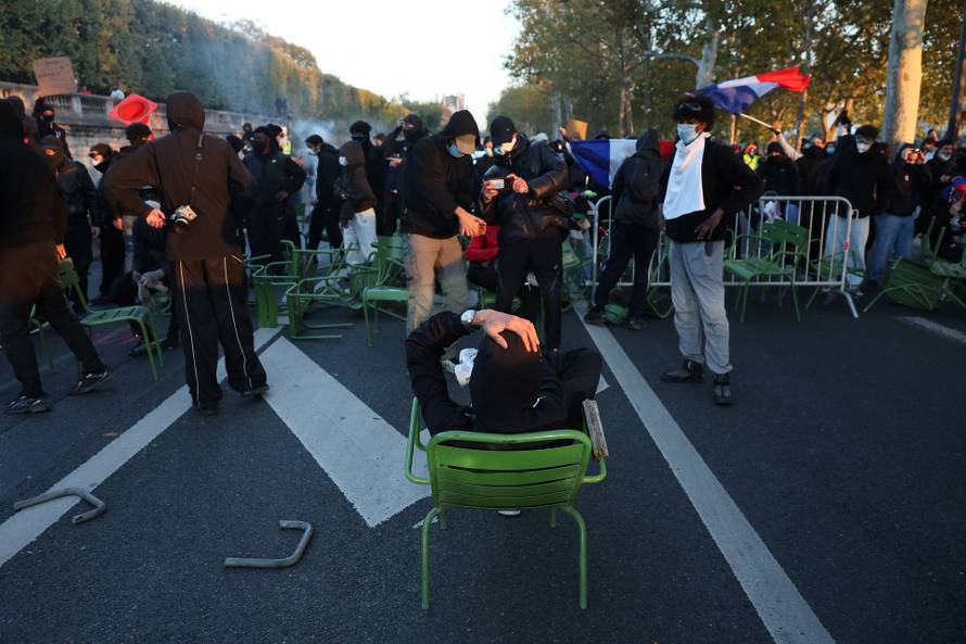 Nationwide protests in France against the cost of living