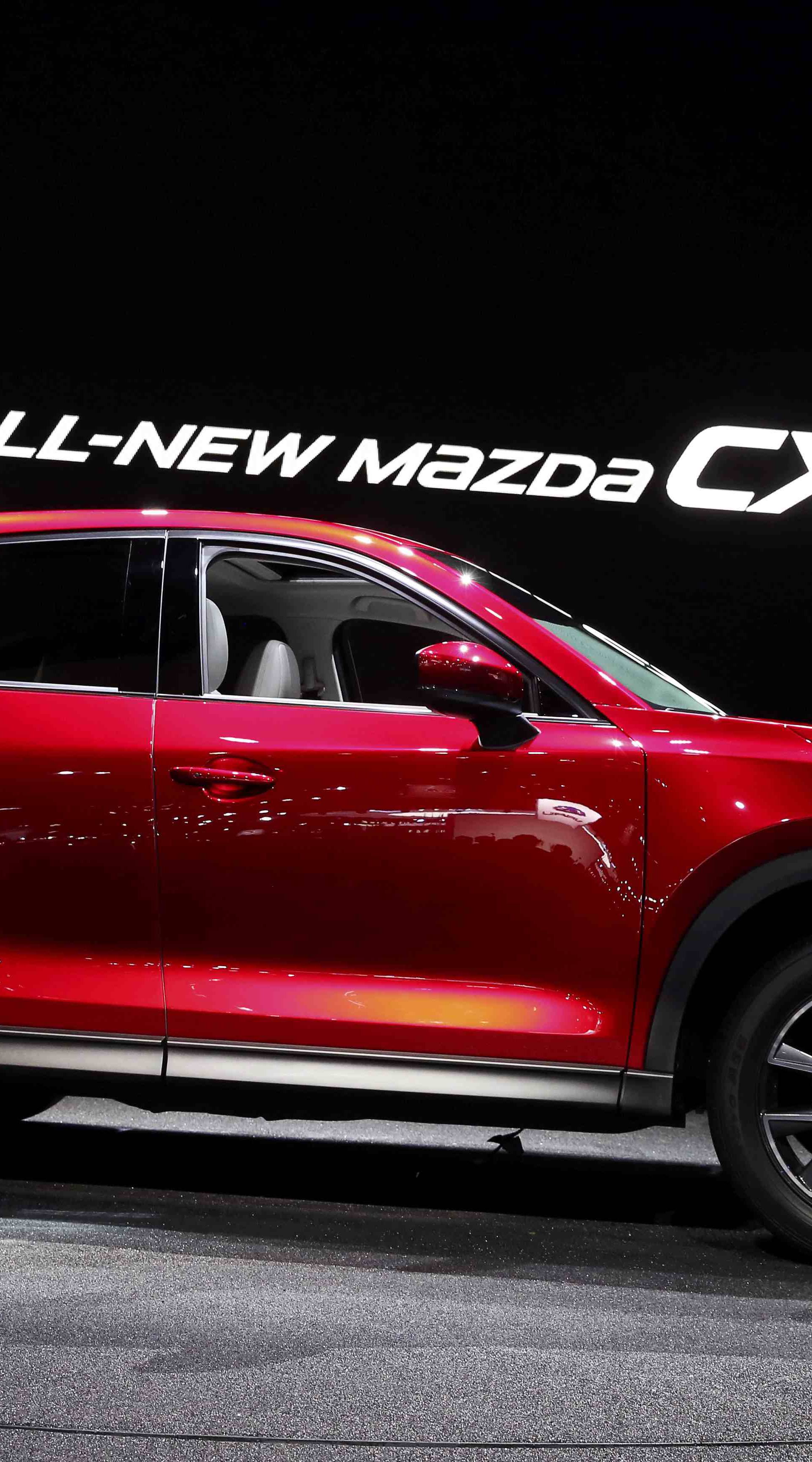 Mazda introduces the 2017 Mazda CX-5 at the 2016 Los Angeles Auto Show in Los Angeles
