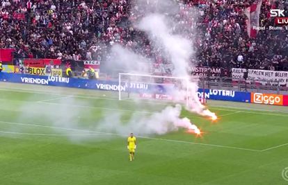 VIDEO Feyenoord bez Ivanušeca uništavao Ajax Šutala i Sose. Ljutiti huligani prekinuli derbi