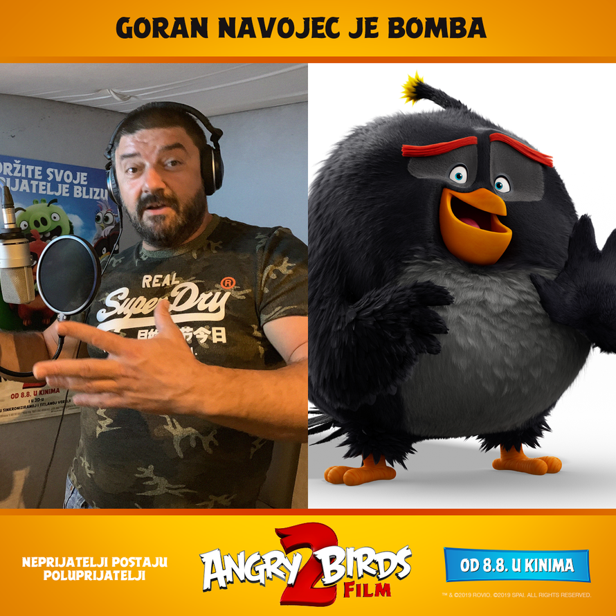Predstavljamo glumačku ekipu sinkronizacije „Angry birds 2“