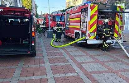 VIDEO Detalji požara u Osijeku: Na vrijeme evakuirali stanare, ali materijalna šteta je velika