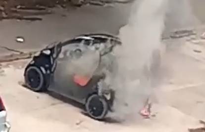 Na Jarunu izgorio auto: 'Vlasnik je sam pokušao ugasiti vatru'