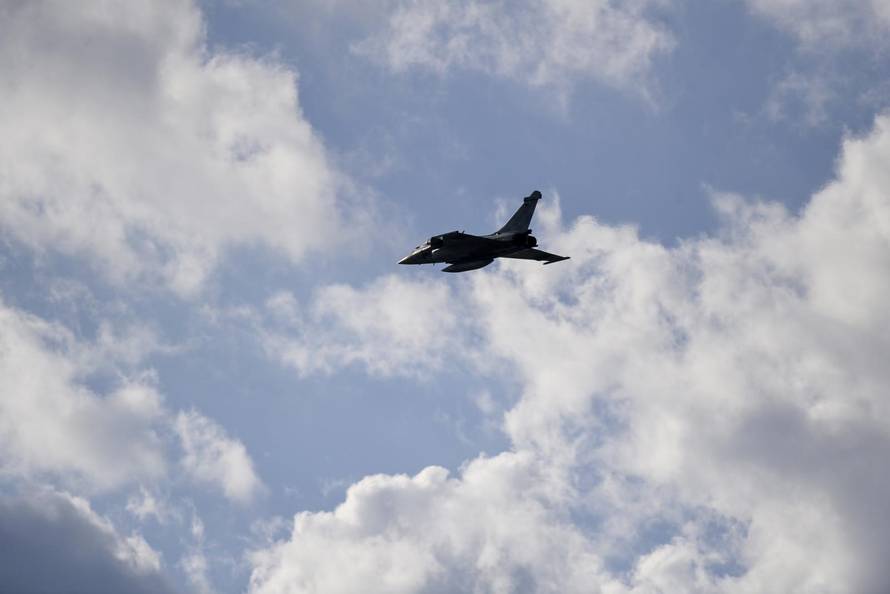 Zagreb: Generalna proba svečanog vojnog mimohoda - zračne snage 