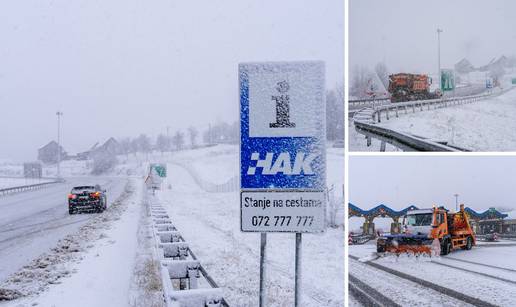 FOTO Sve se zabijelilo kod Otočca: Pada gust snijeg, stigle ralice, pogledajte zimske scene