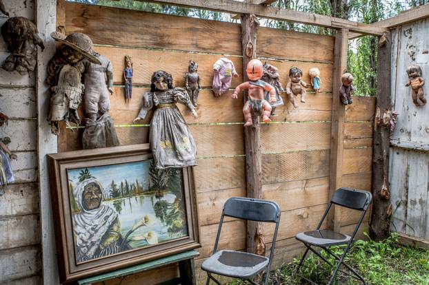 Enter Mexico's haunted 'Island of the Dolls' if you dare: Thousands of creepy toys hang from the trees to quell the tormented screams of a ghost of a little girl who drowned there