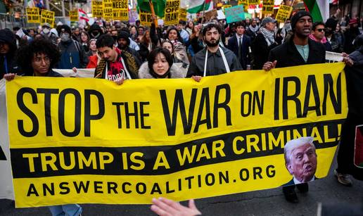 ULICE PUNE BIJESA Tisu&cacute;e u New Yorku prosvjeduju protiv zra&ccaron;nih napada Izraela na Libanon i Iran