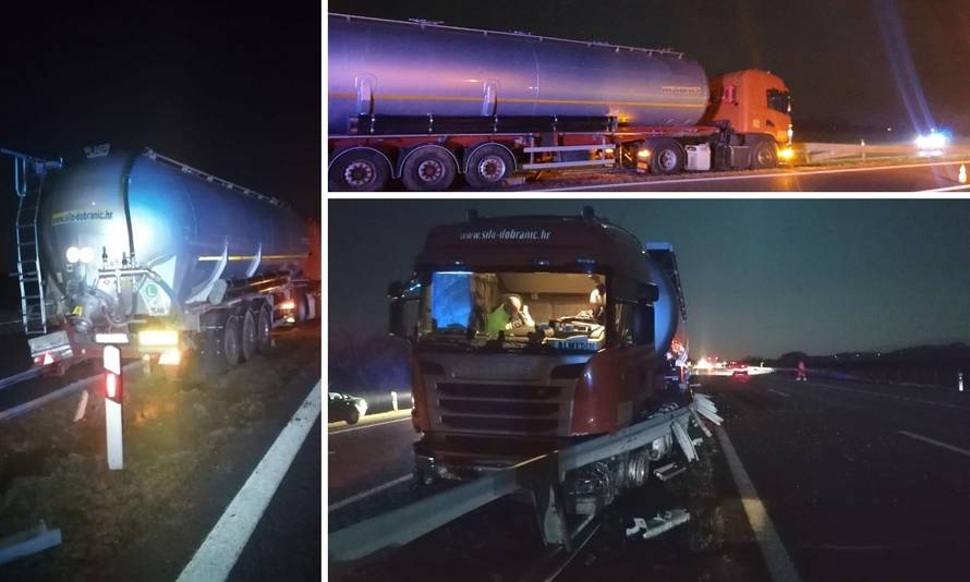 Cisternom udario u ogradu na A3: 'Nisam razmišljao o sebi'