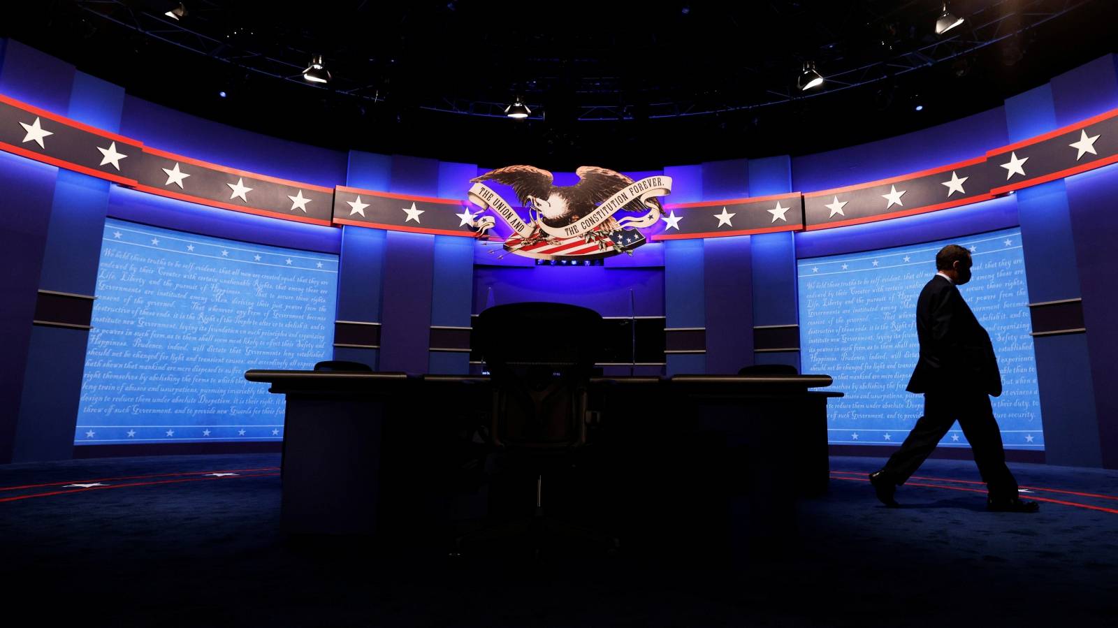 The stage is set for the vice presidential debate in Salt Lake City