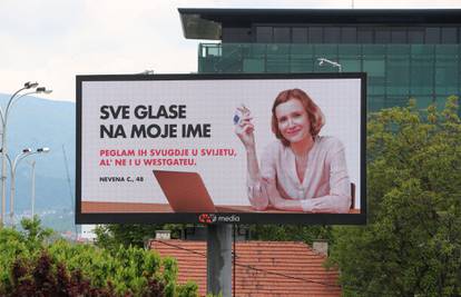 Zagrepčanka odgovorila šoping centru i njihovom plakatu: 'Sve (kartice) glase na moje ime...'