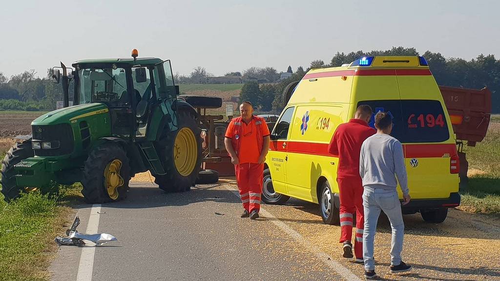 Zabio se  u prikolicu kukuruza: "Srećom pa ga nije zatrpao"