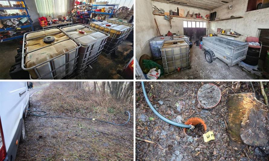 Pala naftna banda: Spojili se na cijev kod Bjelovara, u 4 mjeseca ukrali 116.000 litara gazolina