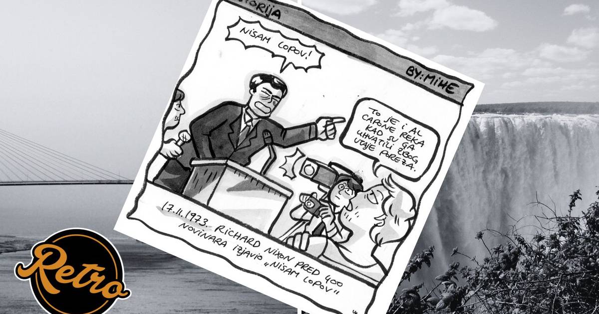 Nixon Addresses 400 Journalists "I Am Innocent of Watergate Scandal