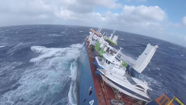 Dutch cargo ship adrift off Norway after dramatic evacuation in North Sea