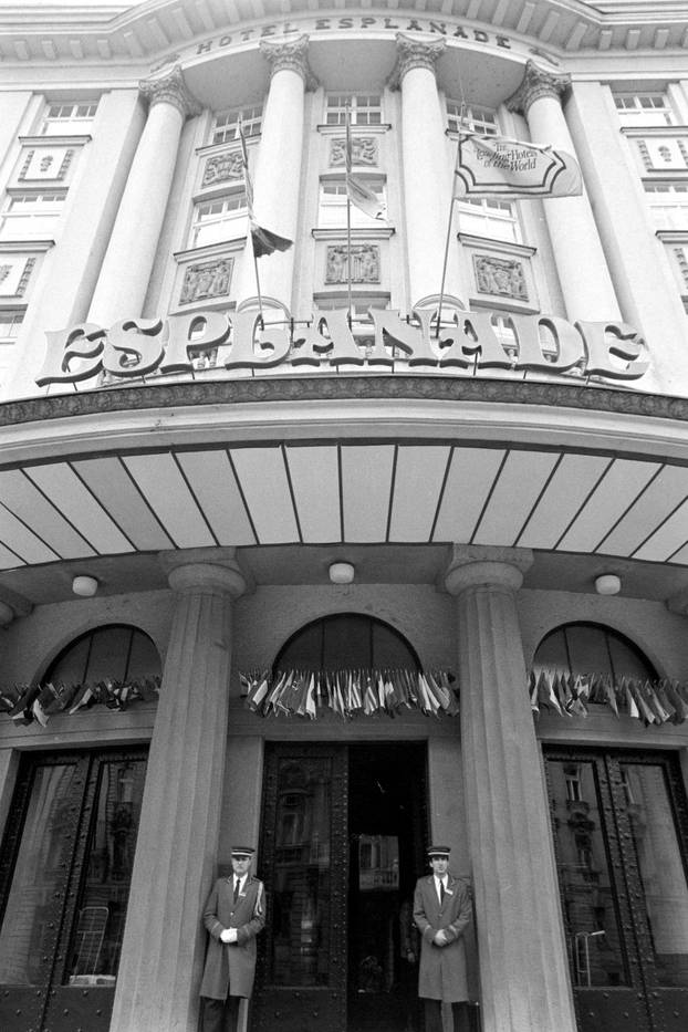 Hotel Esplanade tijekom 1991. 