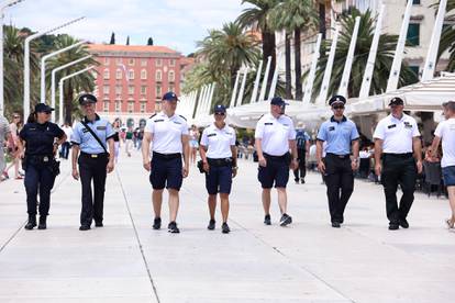 FOTO Policajci iz Poljske, Češke, Italije i Francuske  u Splitu: Na raspolaganju svojim građanima