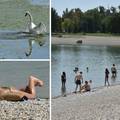 FOTO Zagrepčani se rashladili na Jarunu. Stiže toplinski val