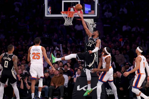 NBA: Milwaukee Bucks at New York Knicks