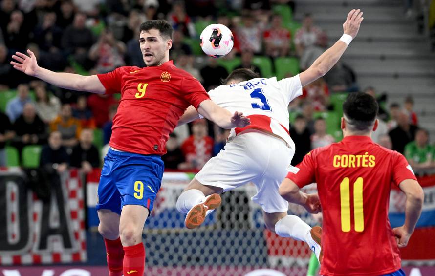 Susret Hrvatske i Španjolske u polufinalu Europskog prvenstva u futsalu