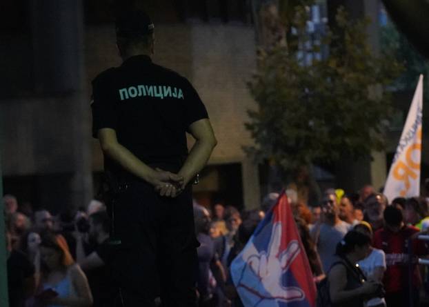 Beograd: Prosvijed građana i studenata u Novom Beogradu