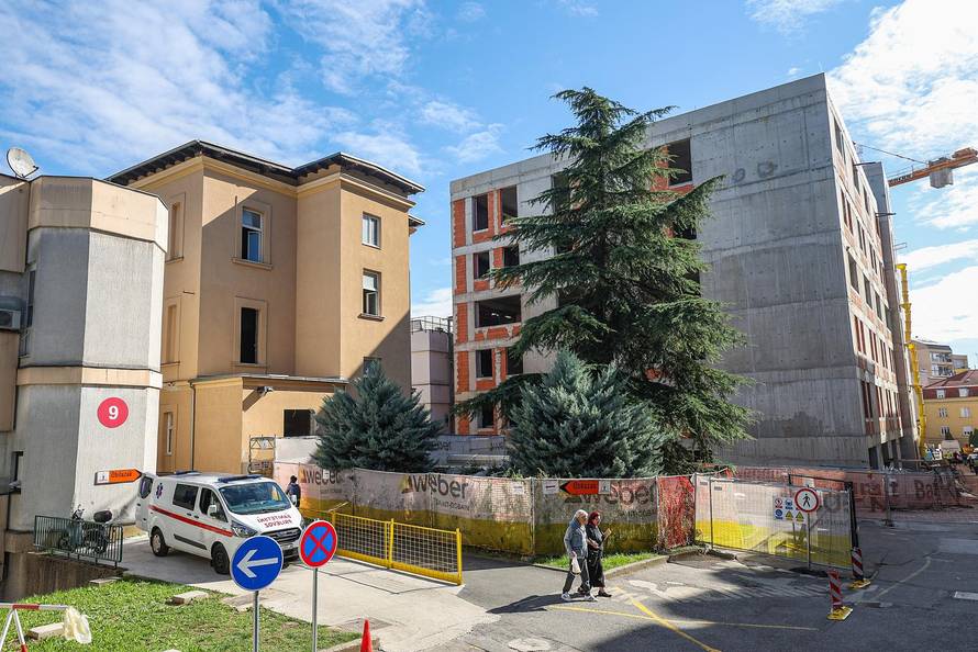 Zagreb: Građevinski radovi na KBC Sestre milosrdnice 