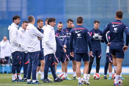Zagreb: Trening nogometnih reprezentativaca prije utakmice s Austrijom 