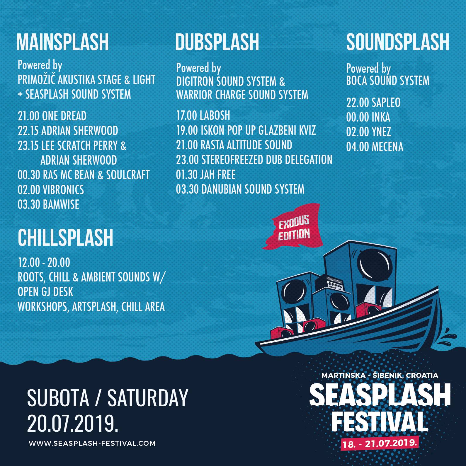 Objavljena satnica 17. Seasplash festivala