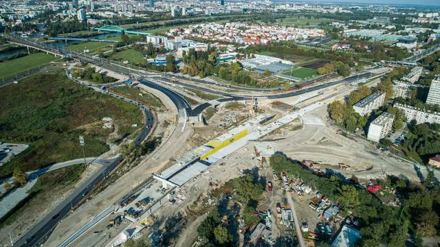 Fotografije iz zraka: Polako se vide obrisi zagrebačkog rotora