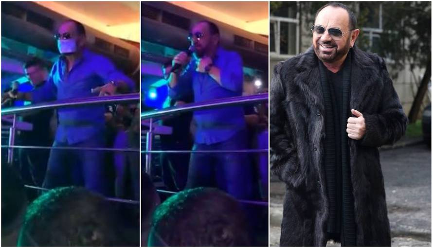 Skandal u BiH, Kitić u krcatom klubu skinuo masku? Pjevao je 'Ne može nam ni'ko ništa...'