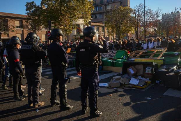 Nationwide day of student protests in France