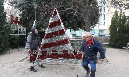 VIDEO Kraj adventske čarolije u Zagrebu i Šibeniku: Radnici su uklonili sve božićne ukrase