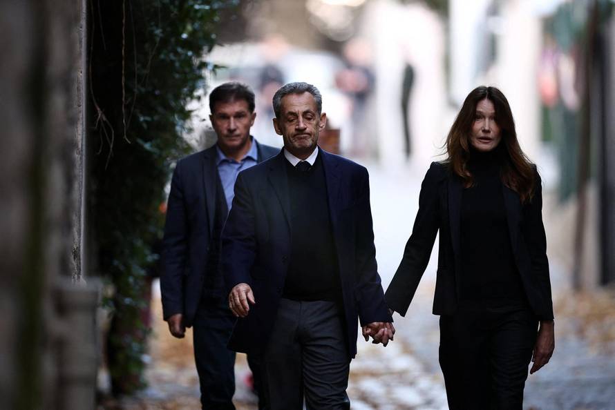 Former French President Sarkozy goes to jail to begin five-year sentence
