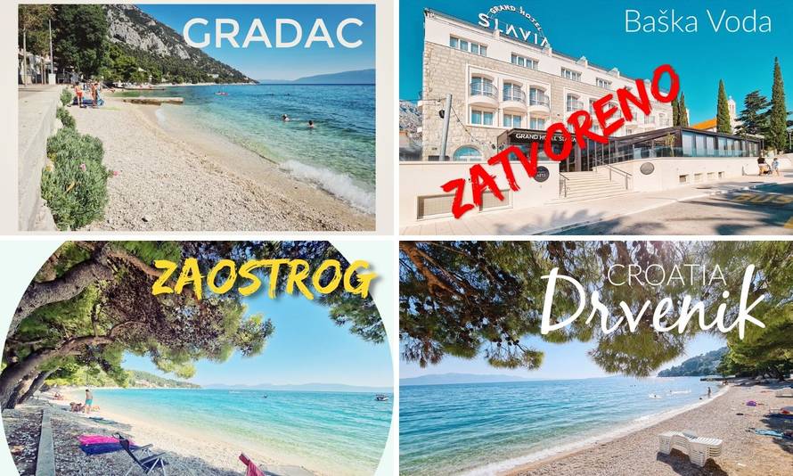 Pozdrav s Makarske rivijere: Tu je razmak između ručnika deset metara, nema skoro pa nikoga