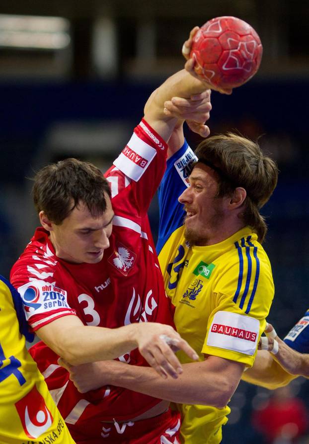 Handball - European championship - Poland vs Schweden