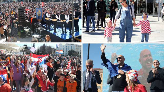 VIDEO Spektakularan doček za zlatnog Tucka i njegov stožer: Tisuće Šibenčana na ulicama!