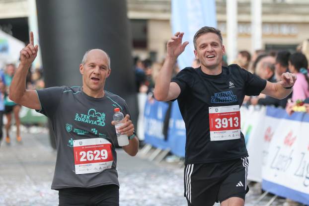 Cilj 32. Zagrebačkog maratona