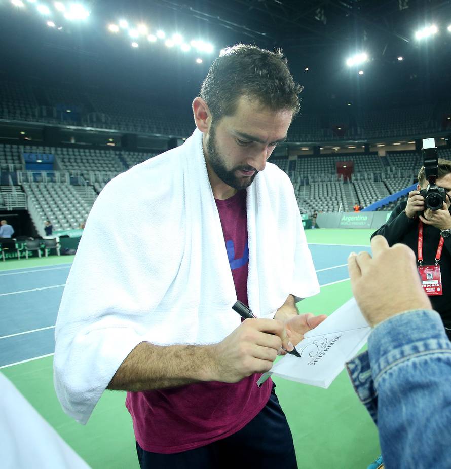 Čilić: Želio sam igrati prvi meč; Ivo: Spremam terapiju asevima