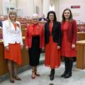 Dan crvenih haljina u Saboru: Evo kakve su kombinacije danas imale saborske zastupnice