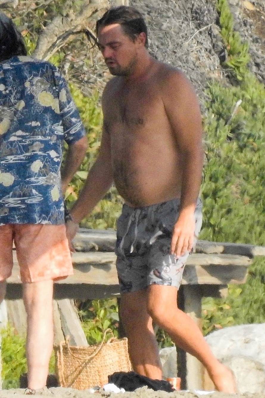 *EXCLUSIVE* Shirtless Emile Hirsch and Leonardo DiCaprio pal around at the beach in Malibu
*WEB MUST CALL FOR PRICING*
